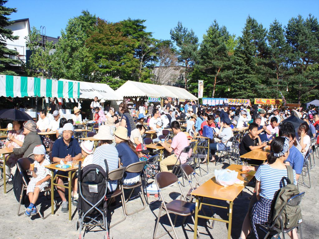 にぎわった清田中央地区の夏まつり