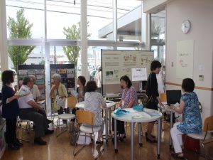 日本医療大学の林美枝子教授による看取りコーナー