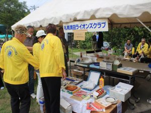 札幌清田ライオンズクラブのチャリティーバザー