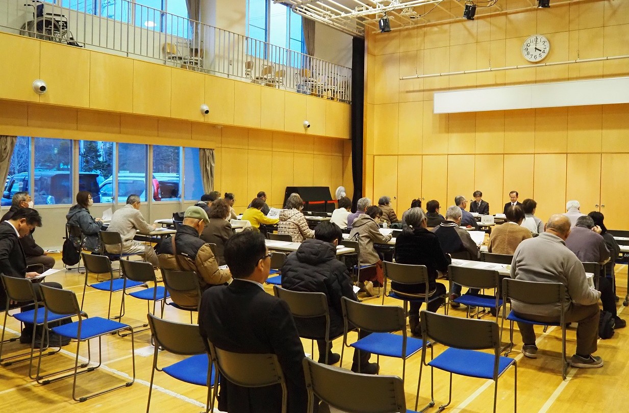 新里塚斎場説明会　住民から反発相次ぐのイメージ